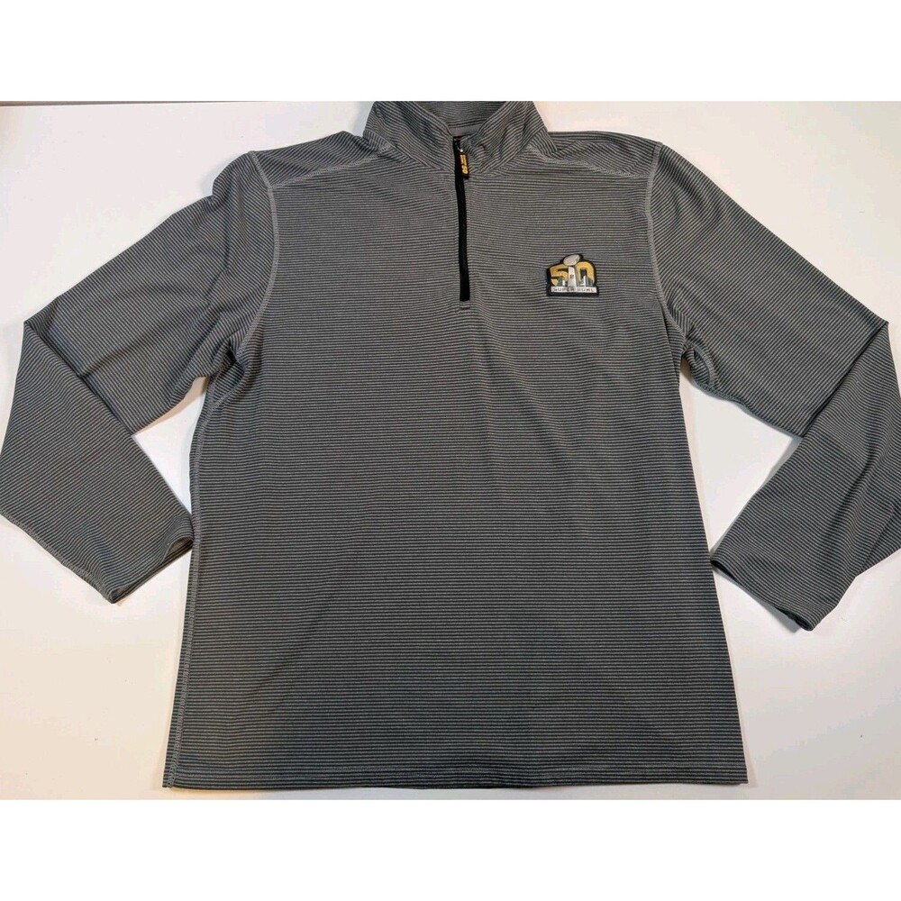 NFL Team Apparel - Super Bowl 50 - Men’s 1/4 Zip Pullover Sz XL